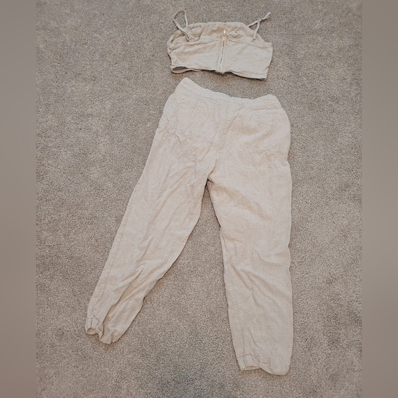 Emery Rose Linen & Viscose Outfit Size Large - Picture 6 of 6